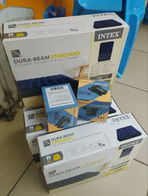 Intex 4×6 Inflatable Mattress – Comfortable Guest Travel Bed