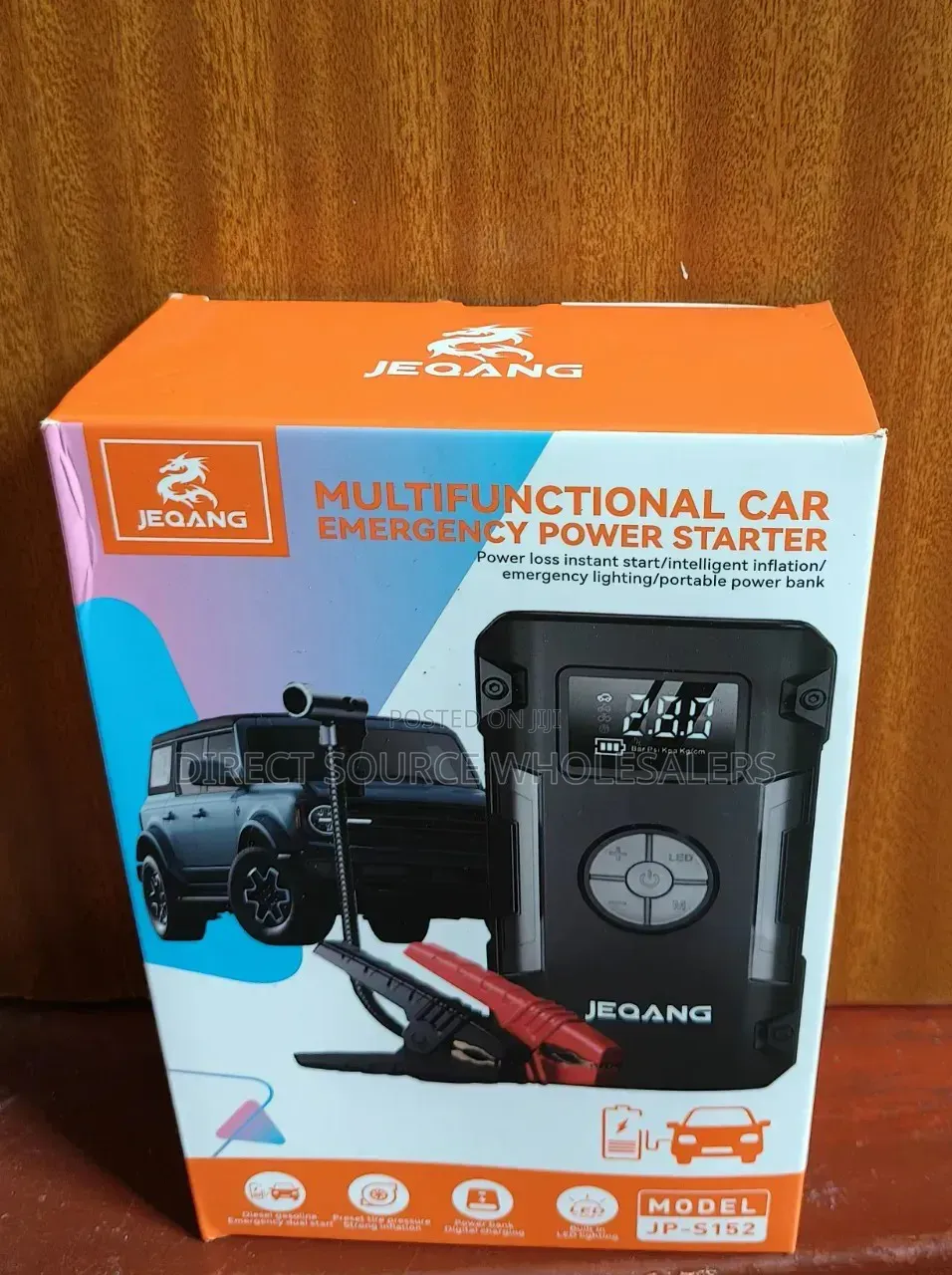 Portable Device Designed to Help You Jump-Start Your Car, Inflate Tyre