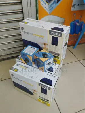 Intex Inflatable Air Mattress 5×6 – Ideal for Guests Travel