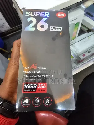 New Itel S26 Ultra 256 GB Black