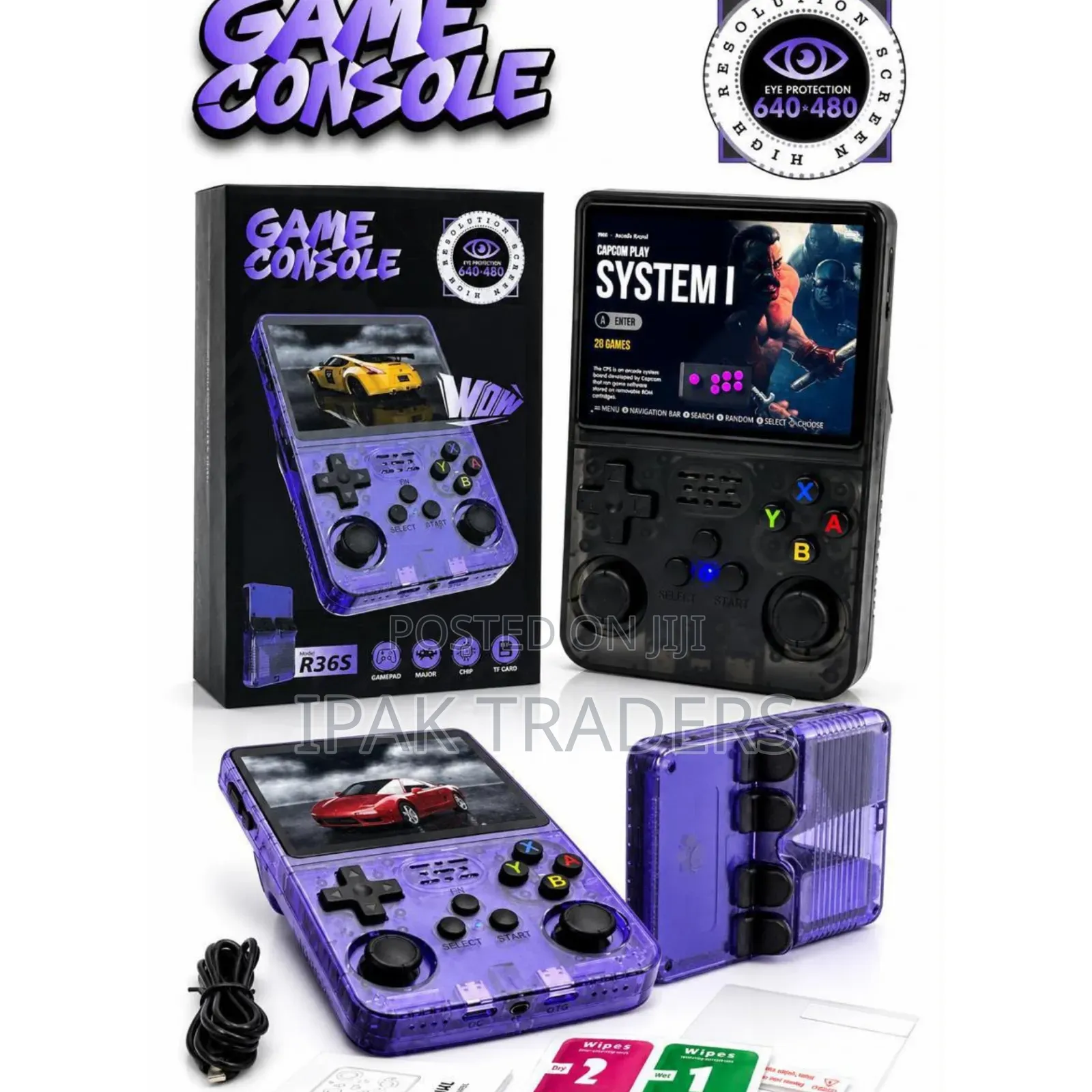 R36s HD Handheld Arcade Gaming Console Classic Portable Handheld