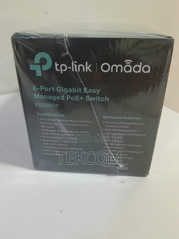 Tp Link 6 Port Gigabit Easy Managed PoE + Switch - thumbnail 2
