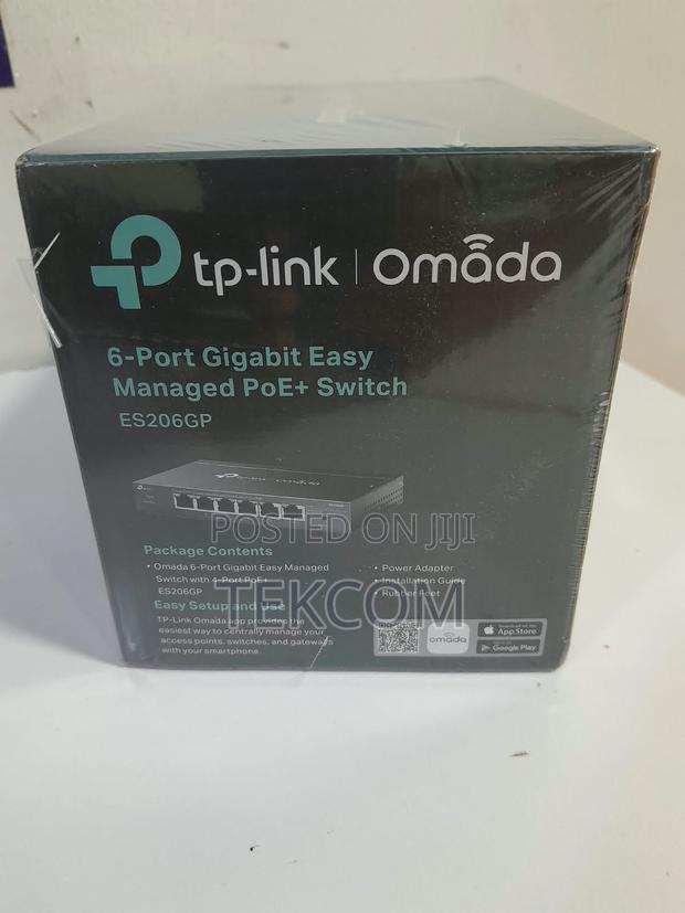 Tp Link 6 Port Gigabit Easy Managed PoE + Switch - thumbnail 3