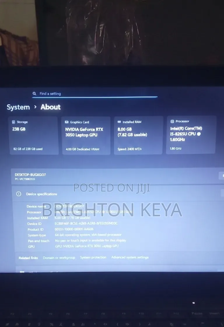 Laptop NEC 8GB Intel Core i5 SSD 256GB