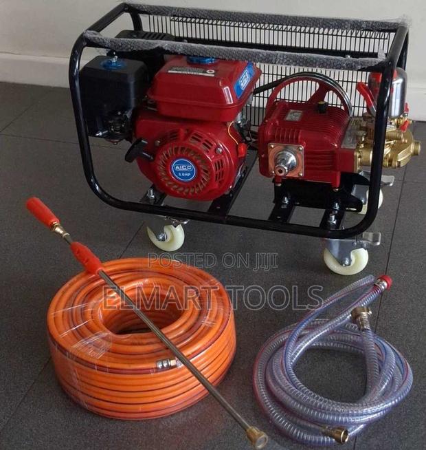 Aico Japan Trolley Sprayer Petrol 8hp Engine With Hose Pipe* - main view