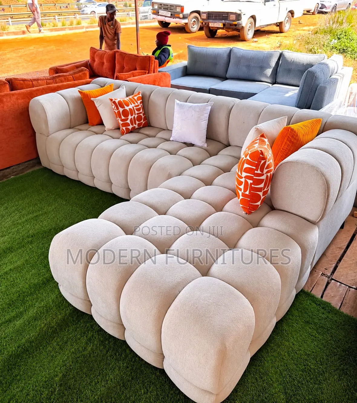 Sorevian Signature 6 Seater L Sofa