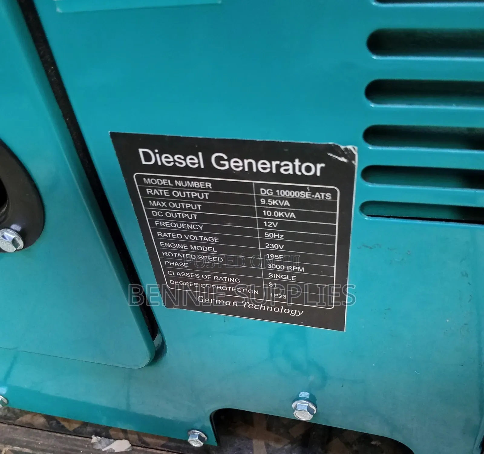 Best Premier Silent Diesel Generator 10kva
