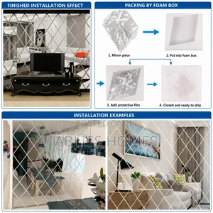 Diamond Shape Acrylic Mirrors