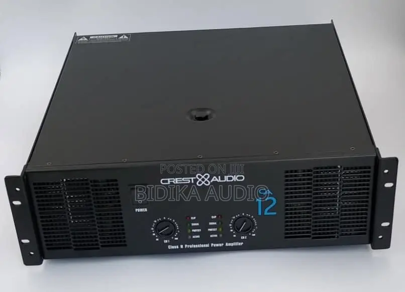 Crest Audio CA12 2-Channel Professional Power Amplifier (2800W Bridge
