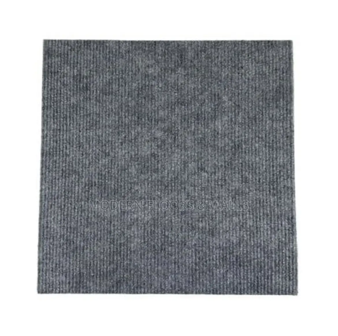 NA01 Grey 50cmx50cm Carpet Floor Tiles+ PVC Backing
