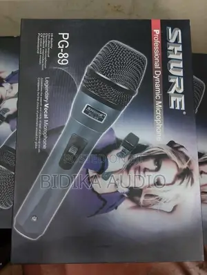 Brand New Shure PG-89 Dynamic Vocal Microphone – Crisp Sound