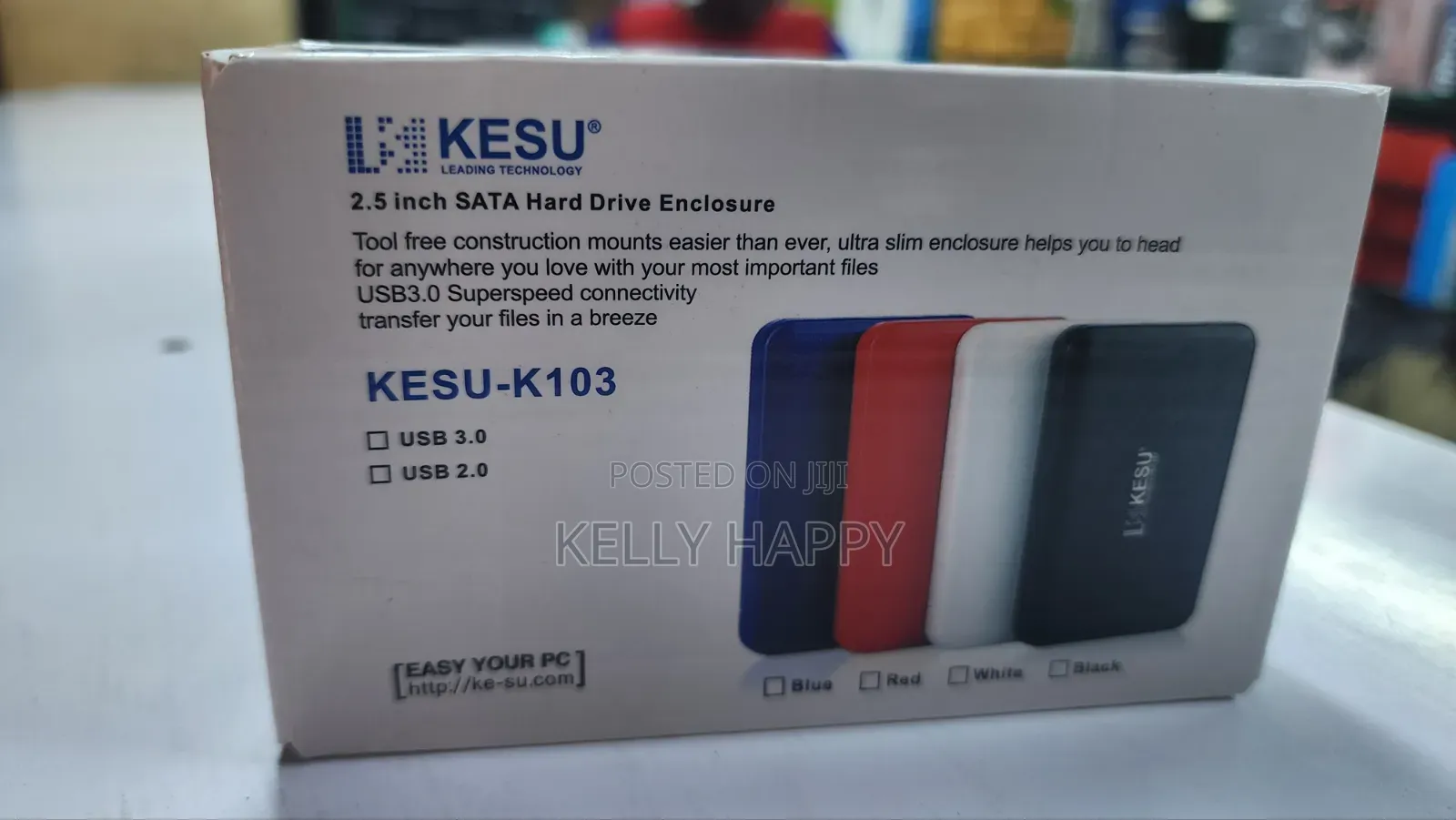 Kesu 2.5 Inch Sata Hard Drive Enclosure 3.0 Speed