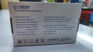 Kesu 2.5 Inch Sata Hard Drive Enclosure 3.0 Speed