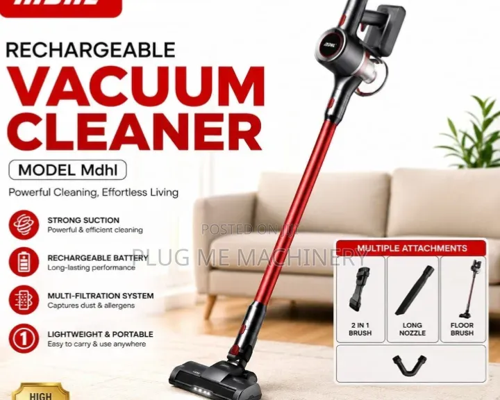 Heavy Duty Premier Recheagable Vacuum Cleaner Available at Affordable