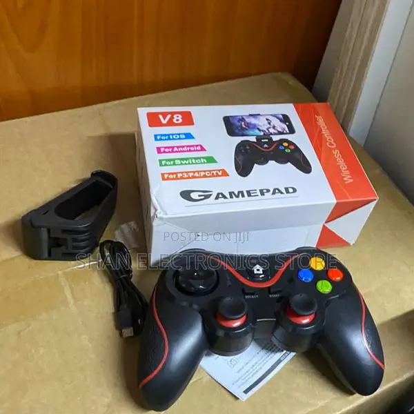 Joysticks 2.4G Mobile Gamepad V8 Bluetooth Wireless TV Computer PS3