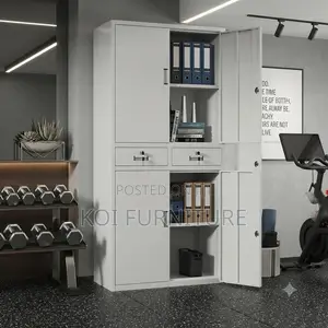 Office Cabinet; Four Doors Steel Files and Document Cabinet