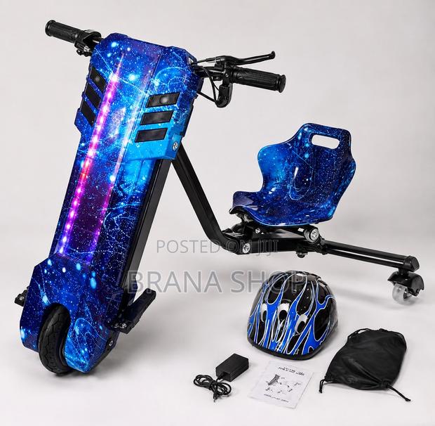 Galaxy Electric Drift Trike With Accessories - main view