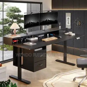 Office Desk; 180cm Adjustable Electric Ergonomic Fine Desk