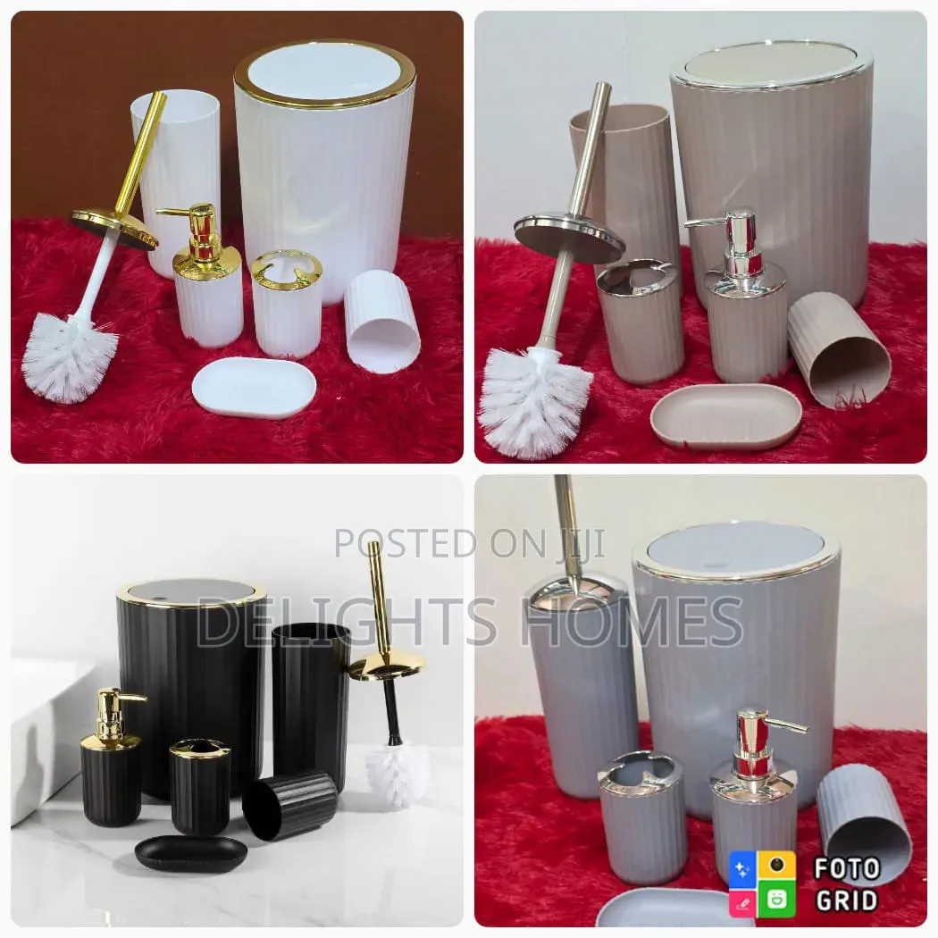 6 in Luxury Bathroom Accessories Set -Tet