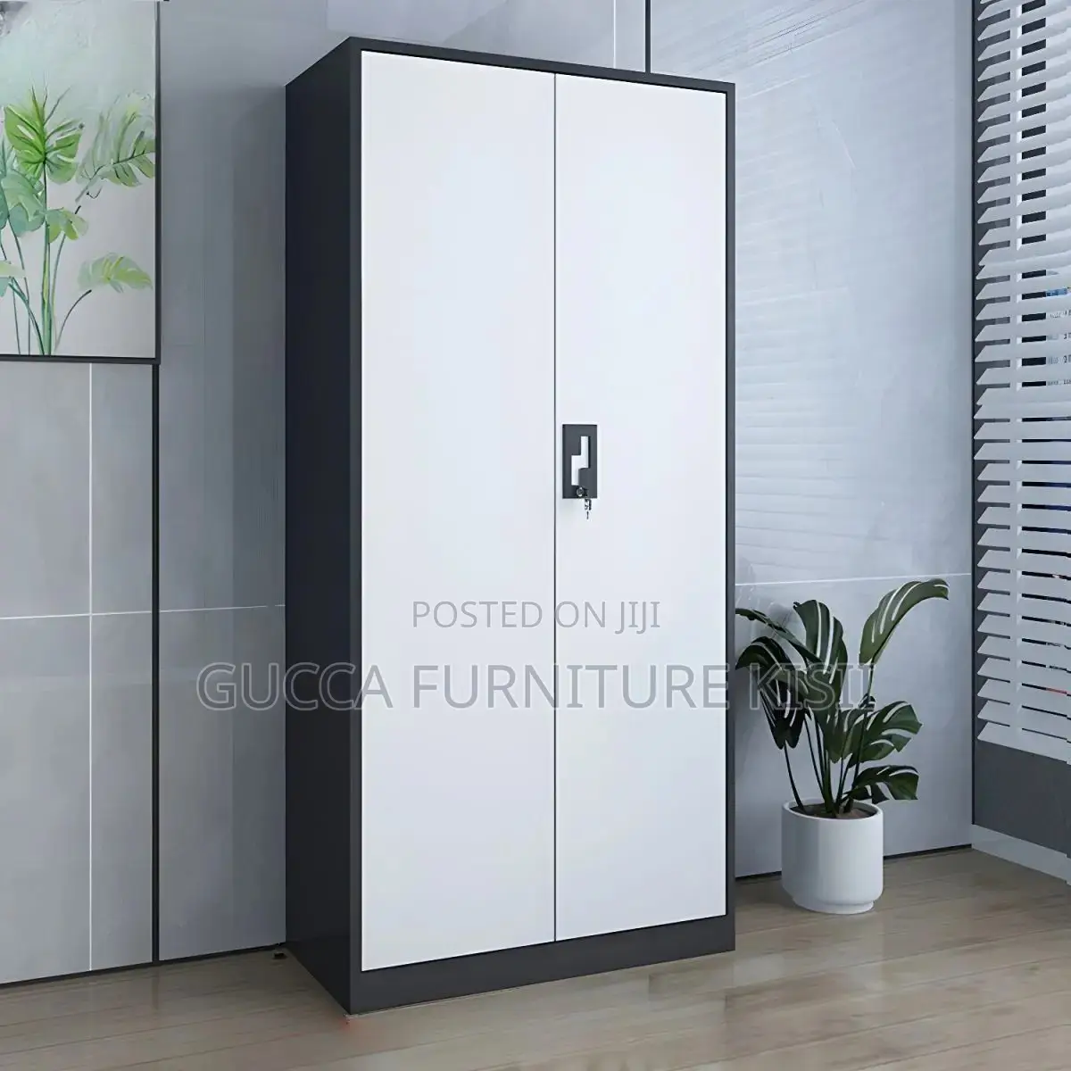 Office Cabinet; Premium 2-Door Steel Office Cabinet