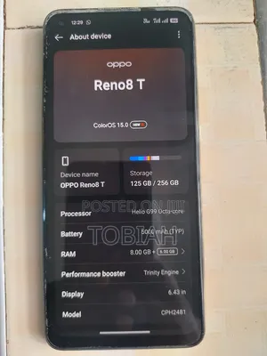 Oppo Reno 8T 256 GB Orange