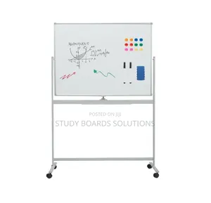 Magnetic Whiteboard on Wheels 120cmx90cm Writing Space