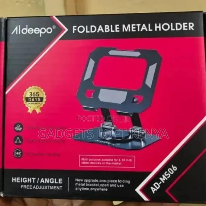 Aldeepo AD-MS06 Foldable Metal Tablet Holder