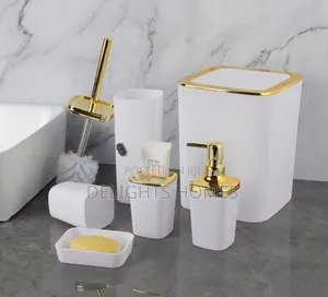 6 in Luxury Bathroom Accessories Set -Tett