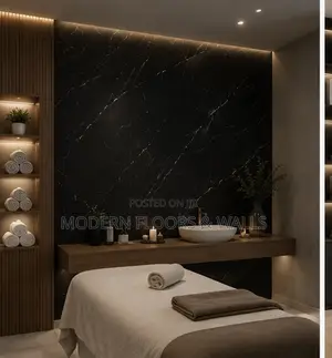 Black Marble SPC Wall Panel