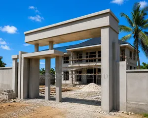 Modern Gate Entrance Construction, Quality Finishing Custom Design