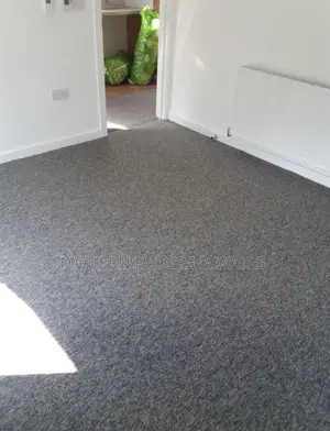 NA02 Grey 50cmx50cm Carpet Floor Tiles+ PVC Backing