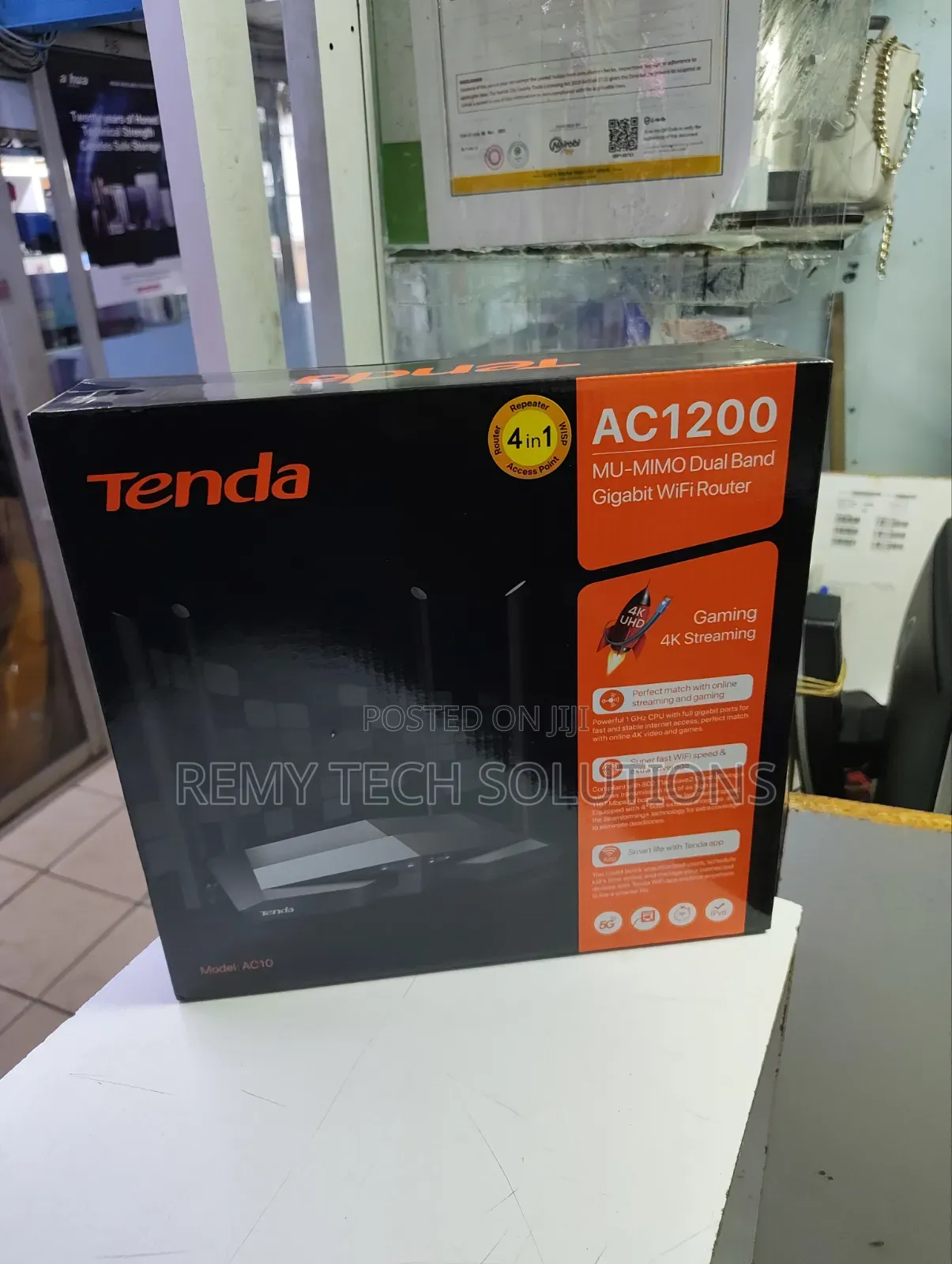 Tenda AC10 AC1200 Dual Band Gigabit Wireles Router