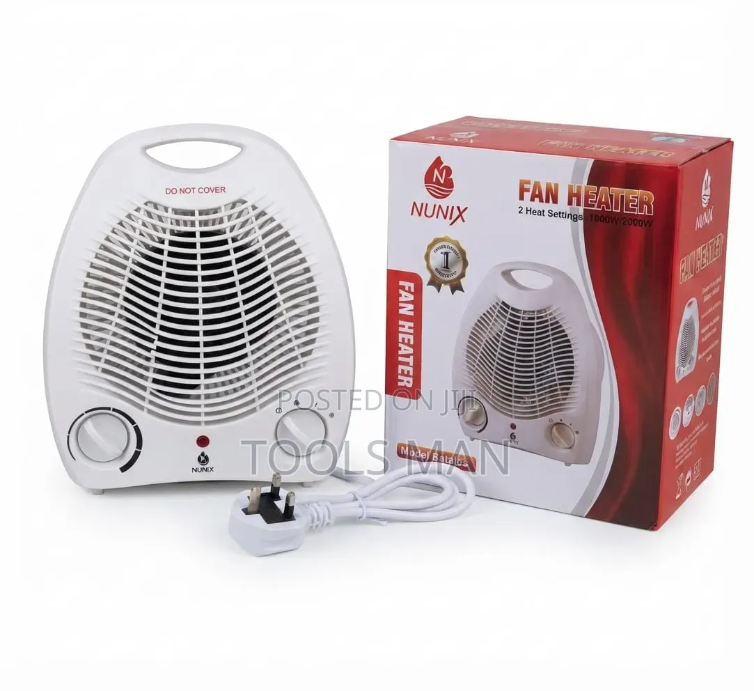 Nunix 2000W Batalos Fan Heater.