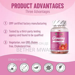 Skin Glowing Gummies, With Keratin Biotion in Kenya
