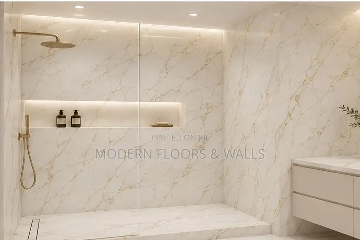 White Gold Marble SPC Wall Panel