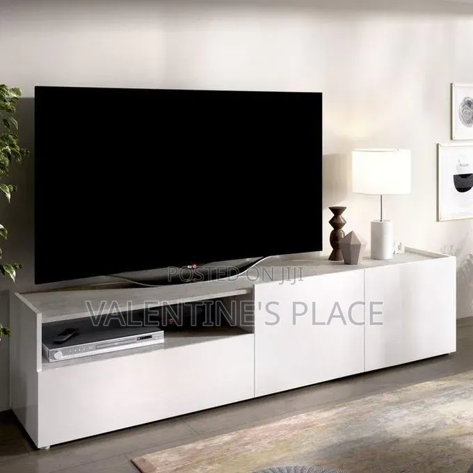 Luxury 6FT TV Stand – Strong, Stylish Ready to Use