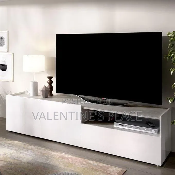 Luxury 6FT TV Stand – Strong, Stylish Ready to Use