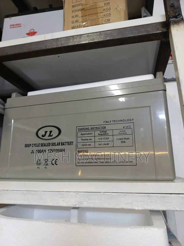 JL-100AH 12V100AH Deep Cycle Sealed Solar Battery