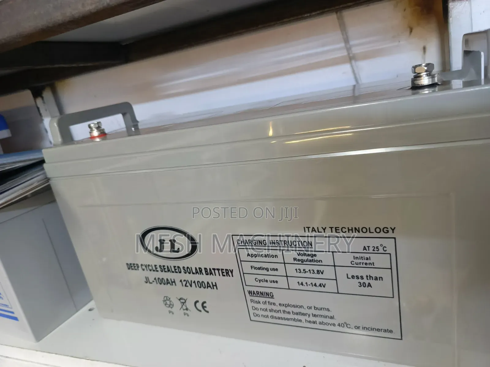 JL-100AH 12V100AH Deep Cycle Sealed Solar Battery