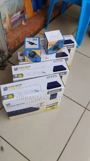 5×6 Intex Airbed With Free Electric Inflation Pump
