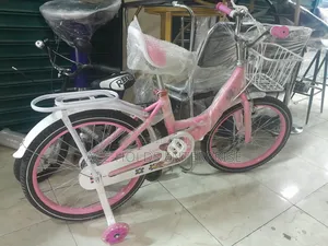Cross Road - 20" Girls Bicycle With Support Wheel - In Pink/ Purple