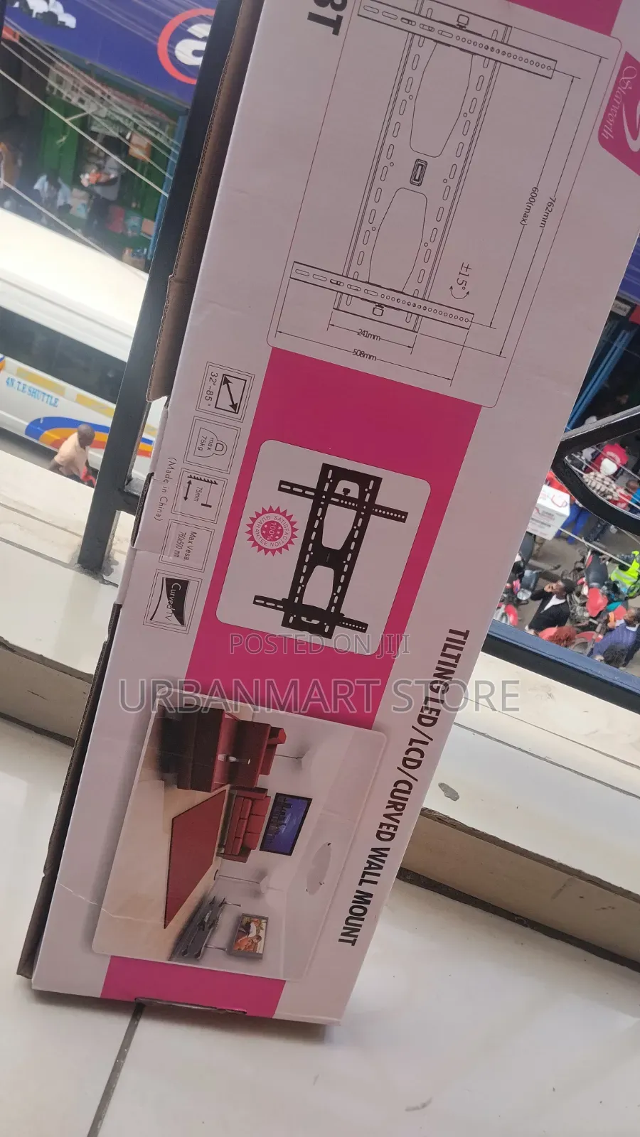 Skilltech 63T Tilt TV Mount Bracket for 32-85 Inch TVs