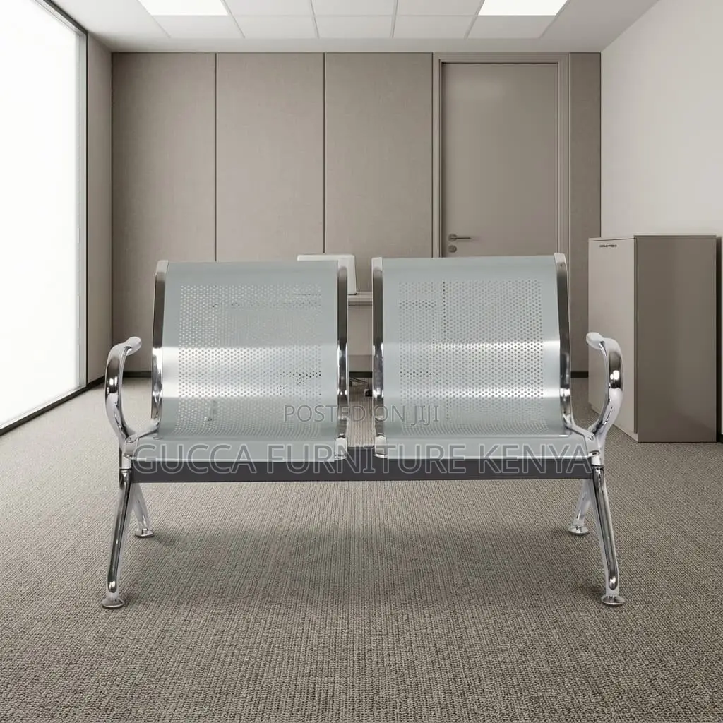 2-Seater Non Padded Waiting Bench