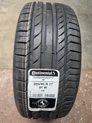 225 /45 R17 Continental TYRES.