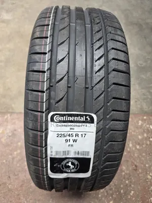225 /45 R17 Continental TYRES.