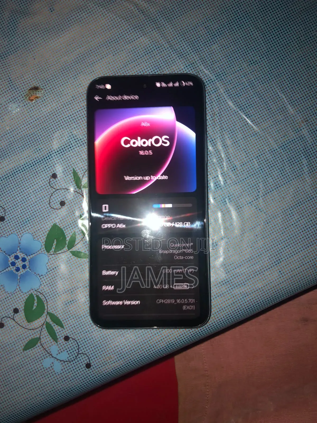 Oppo A6x 128 GB Blue
