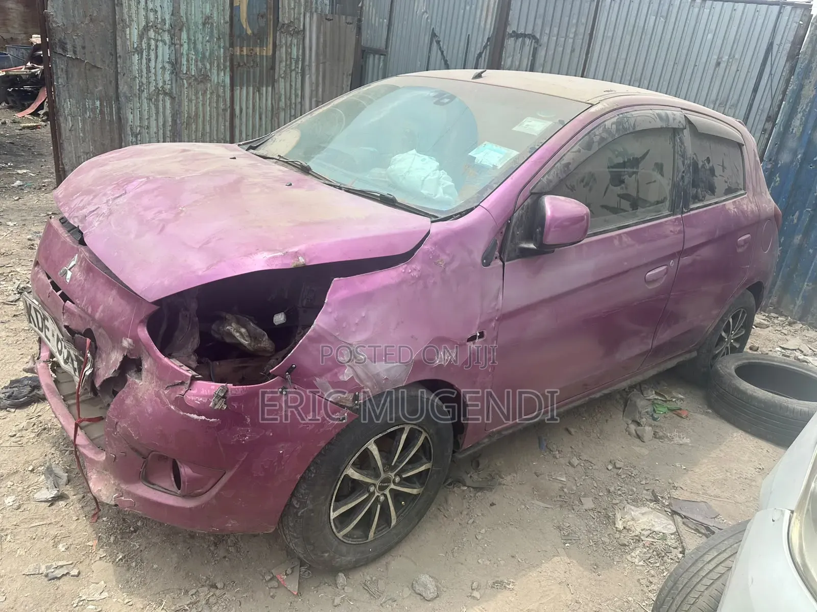 Mitsubishi Mirage 2014 Pink