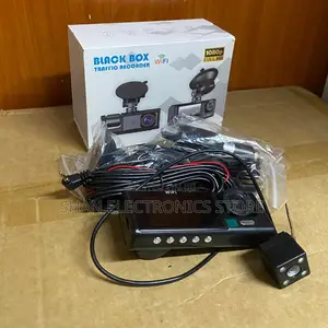 170 Degree Wide Angle HD 1080P Car DVR With Three Cameras Black Box