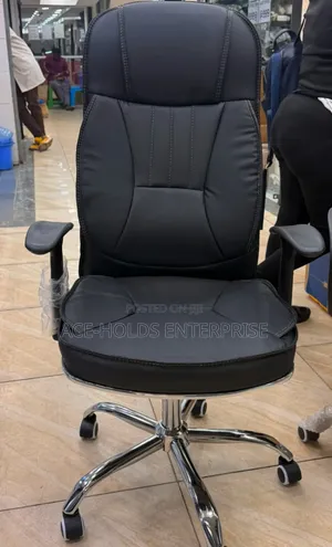 Executive Leather Office Chair ~ High Back Design (Leather Finish)