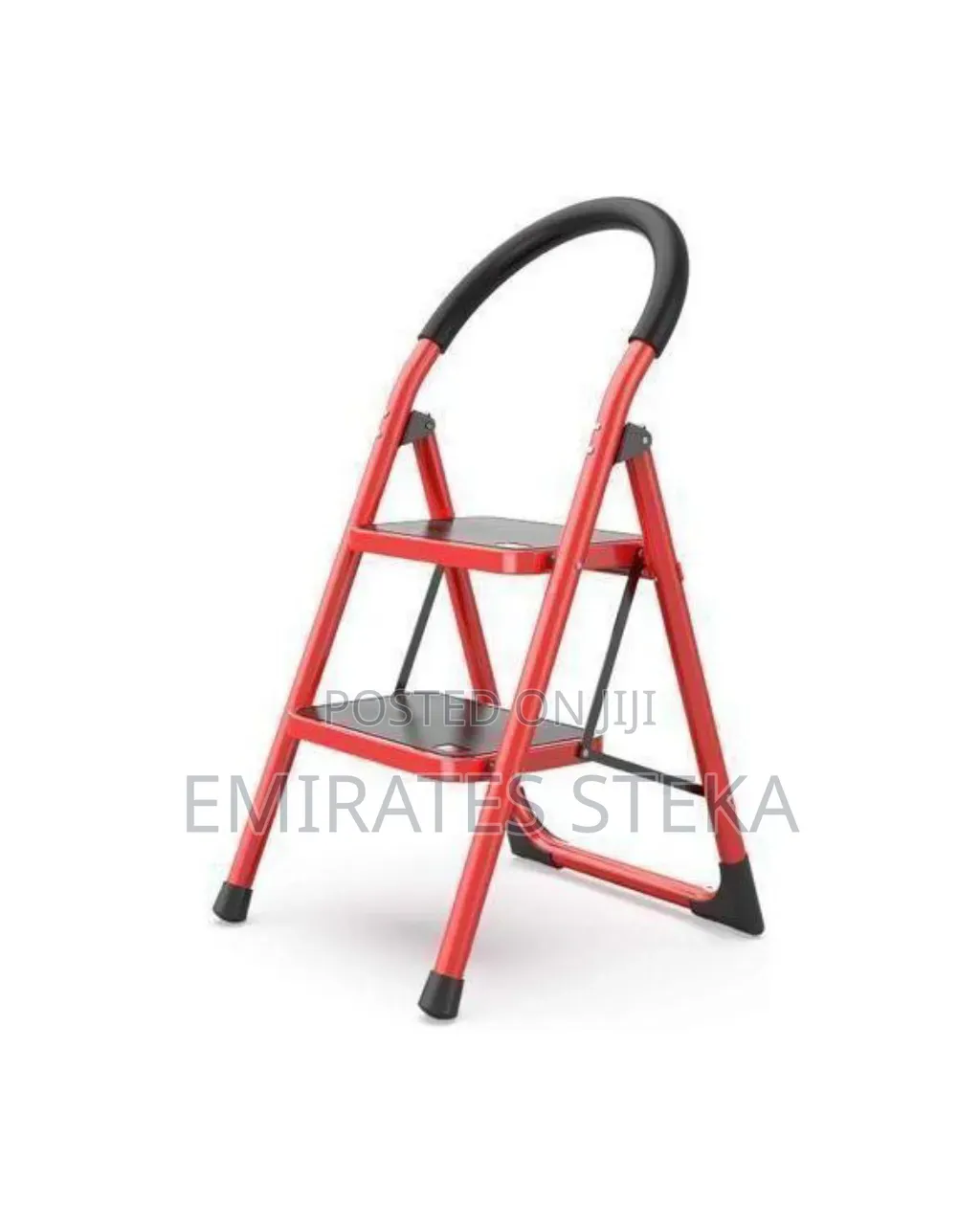 Kroma 2 Stepper Red Aluminium Ladder